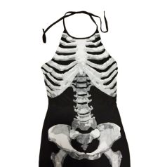 Női szexy csontvázoverál jelmez M