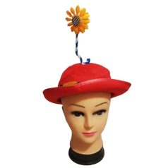 Bohóc kalap virággal