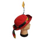 Bohóc kalap virággal