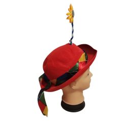 Bohóc kalap virággal