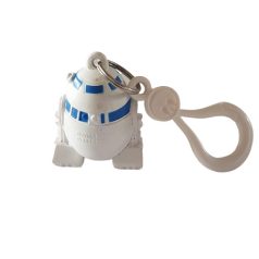Angry Birds R2-D2 kulcstartó hátulnézet dombornyomott ROVIO LFL 2012 felirat Death Star akasztó