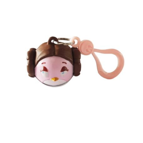 Angry Birds Star Wars Leia Pink Bird szemből fánk haj kék szem