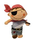 Kalózbaba plüss - Laura Ashley - RITKA plüss játék!