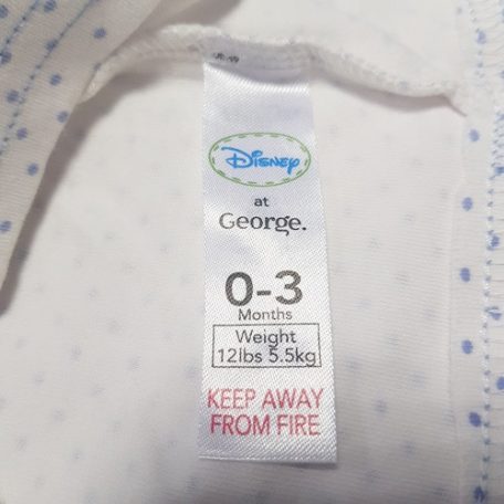 Pöttyös póló 0-3 hó Disney
