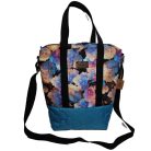 Hortenziás oldaltáska 30 cm x 32 cm