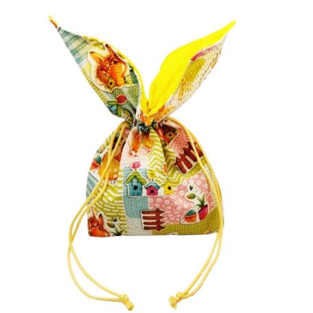 Húsvéti Nyuszifüles ajándék textil zsák