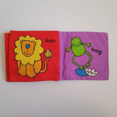 Teddy készségfejlesztő textilkönyv
