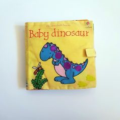 Dínós készségfejlesztő textilkönyv