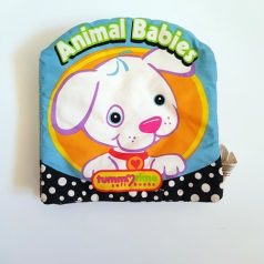 Állatkölykök textil könyv