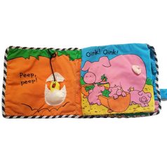 Farmos készségfejlesztő textil könyv LAMAZE