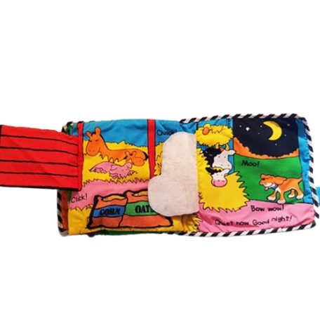 Farmos készségfejlesztő textil könyv LAMAZE