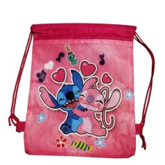 Stitch tornazsák, hátizsák Pink 35 cm x 27 cm