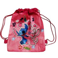 Stitch tornazsák, hátizsák Pink 35 cm x 27 cm