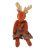 Szarvas plüss nadrágban 51 cm