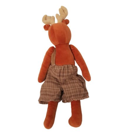 Szarvas plüss nadrágban 51 cm