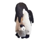 Császárpingvin plüss kicsinyével  30 cm