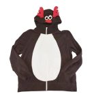 Szarvasos polár pulóver XL