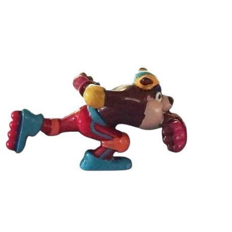 Görkorcsolyázó Taz Kinder figura 4 cm szemből