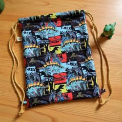 Dínó Kaland Tornazsák Hátizsák 45x35 cm