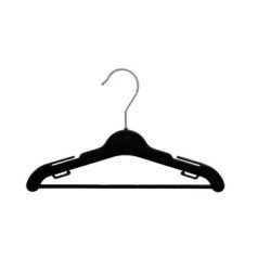 Fekete vállfa 28 cm