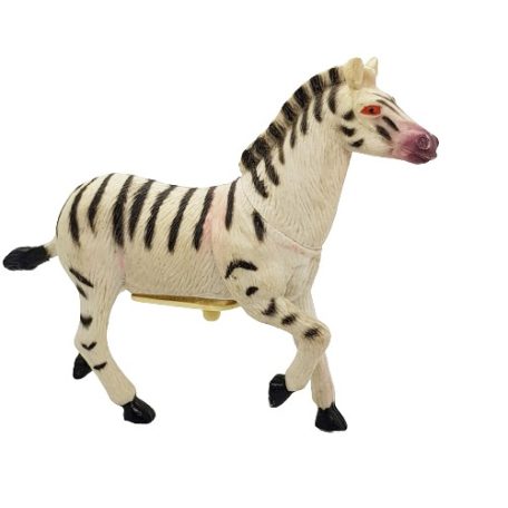 Élethű hangot adó zebra