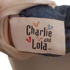 Charlie & Lola nevetgélő plüss baba 22 cm