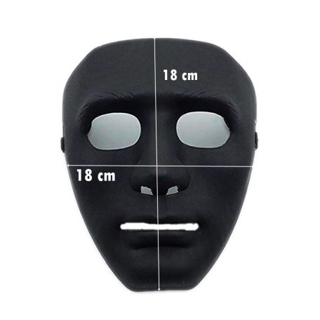 Fekete álarc Műanyag