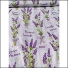 Levendula mintás, szájmaszk