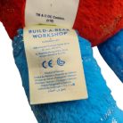 Hivatalos kék feliratos Build-A-Bear Workshop textil címke
